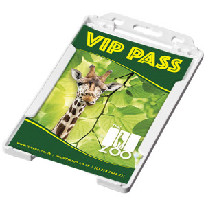 Pierre wizytownik z tworzyw sztucznych pochodzących z recyklingu Biały