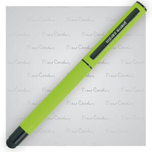 Pióro kulkowe touch pen, soft touch CELEBRATION Pierre Cardin Jasnozielony