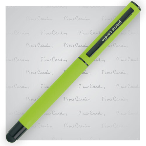 Pióro kulkowe touch pen, soft touch CELEBRATION Pierre Cardin Jasnozielony B0300607IP329 