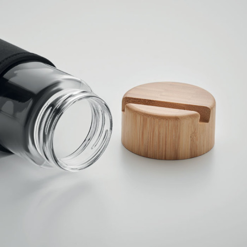 Szklana butelka 600ml Czarny MO2106-03 (4)