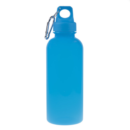 Bidon, butelka sportowa 600 ml z karabińczykiem błękitny V8439-23 (4)
