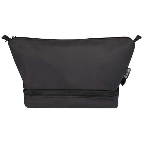 Trip Aware™, kosmetyczka podróżna wykonana z materiałów z recyklingu, 6 l Czarny 12076690 (2)