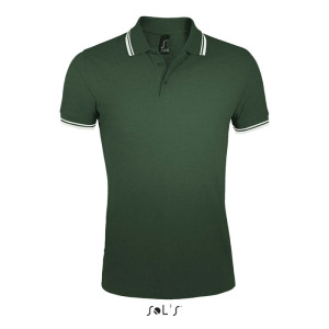 PASADENA męskie polo 200g Forest Green/White
