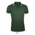 PASADENA męskie polo 200g Forest Green/White S00577-FE-3XL  thumbnail