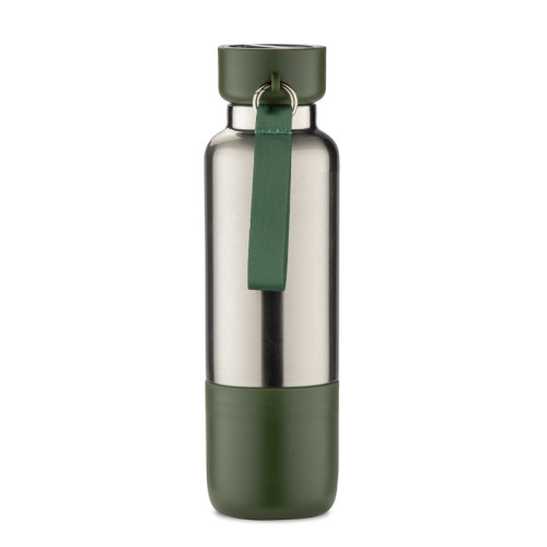 Butelka termiczna ze smyczką RON 500 ml Oliwkowy 16243-16 (5)