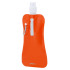 Składany bidon 400 ml z karabińczykiem z RPET Pomarańczowy VA371-07  thumbnail