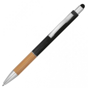 Długopis plastikowy touch pen Tripoli czarny