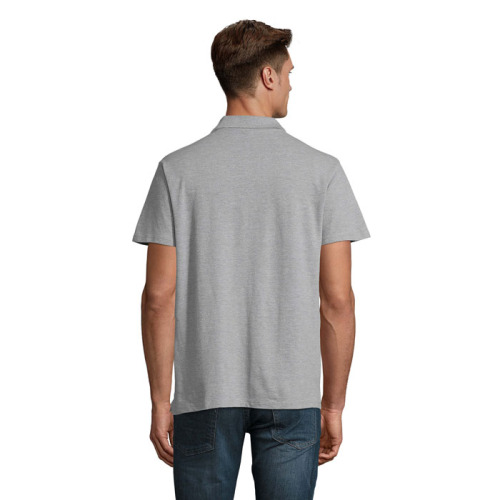 SPRINgII Męskie POLO 210g Grey melange S11362-GY-5XL (1)