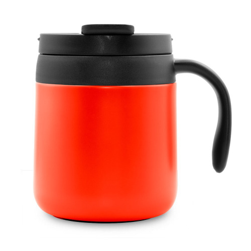 Kubek termiczny 400 ml z rączką | Wyatt Czerwony V4838-05 (2)