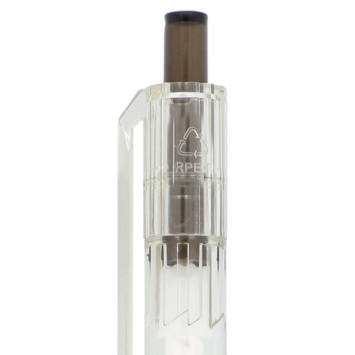 Długopis R-PET Transparentny / czarny LT80562-N0402 (2)
