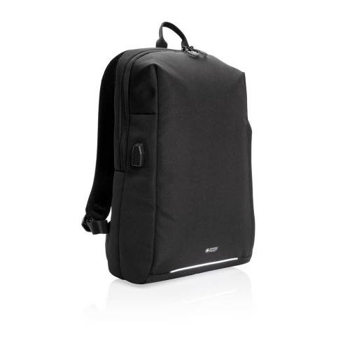 Plecak na laptopa 15,6", ochrona RFID czarny P762.501 