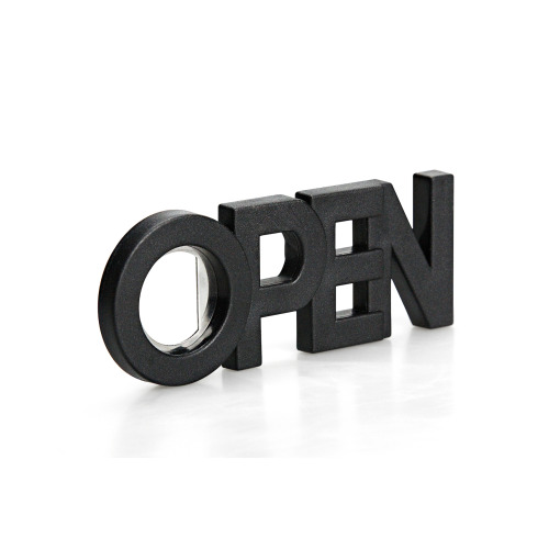 Otwieracz do butelek z magnesem Open Czarny QL10239-BK 