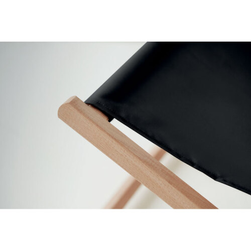 Drewniane krzesło plażowe czarny MO6503-03 (1)
