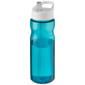Bidon H2O Base® o pojemności 650 ml z wieczkiem z słomką Błękitny