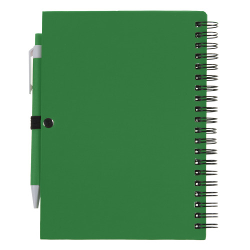 Notatnik z długopisem zielony V2795-06 (3)