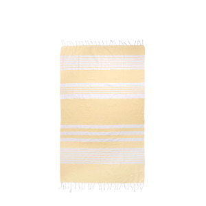 Ręcznik ELLA HAMAM 90x170CM, ż&oacute;łty
