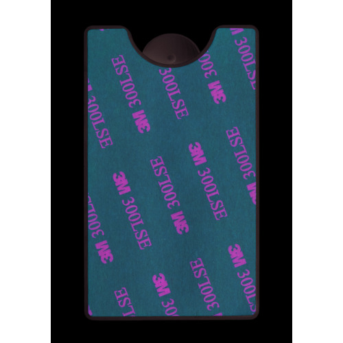 Silikonowy uchwyt na karty Biały MO9685-06 (3)