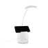 Lampka na biurko, głośnik bezprzewodowy 3W, stojak na telefon, pojemnik na przybory do pisania biały V0188-02  thumbnail