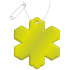 RFX™ reflective odblaskowa zawieszka z TPU, płatek śniegu Neonowy żółty 1PR09913  thumbnail