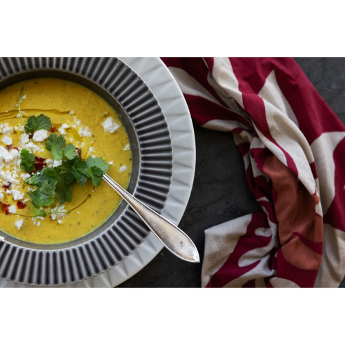 Ręcznik kuchenny EDITH, 2-szt, bordowy Bordowy 5018664- (2)