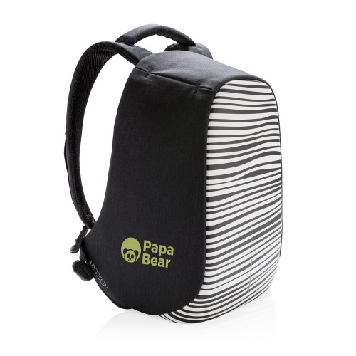 Plecak chroniący przed kieszonkowcami Bobby Compact Czarny, biały P705.651 (13)