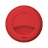 Ekologiczny kubek podróżny 350 ml PLA czerwony, biały P432.884 (1) thumbnail