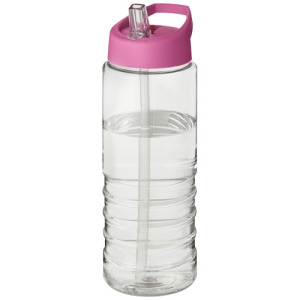 Bidon H2O Treble o pojemności 750 ml z wieczkiem z dzióbkiem Przezroczysty