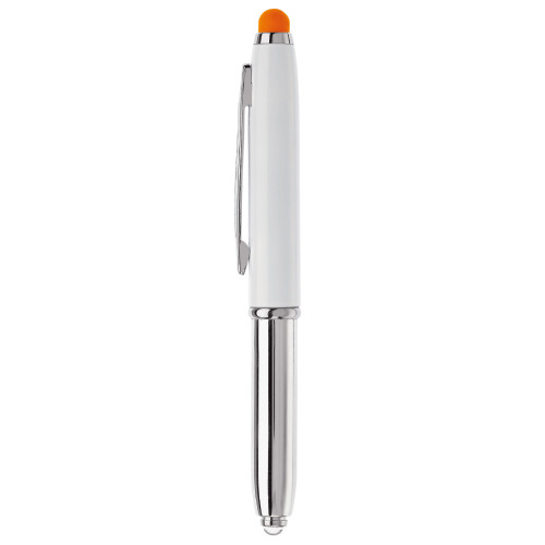 Długopis Stylus Shine+rysik Biały / pomarańczowy LT87794-N0126 (2)