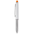 Długopis Stylus Shine+rysik Biały / pomarańczowy LT87794-N0126 (2) thumbnail
