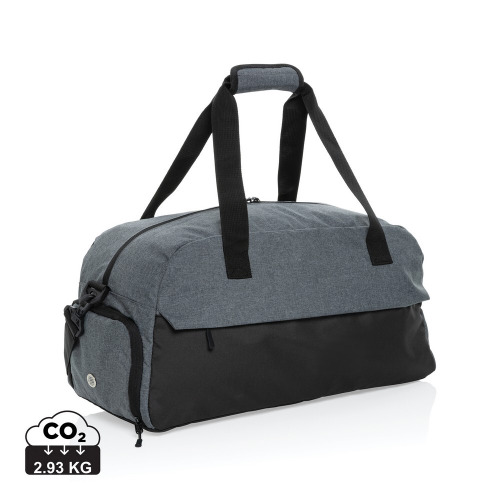 Torba sportowa, podróżna AWARE™ Kazu, RPET Szary P707.202 (9)