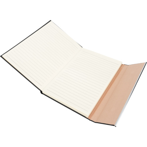 Notatnik A5 w linie soft touch BENJAMIN Czarny 2008703 (1)