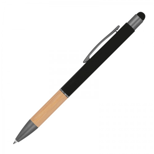 Długopis metalowy touch pen soft touch BRYGIDA Czarny 1358103 (1)