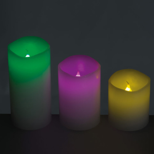 Zestaw świeczek LED DUDLEY Biały 326606 (2)