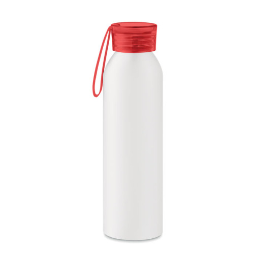 Butelka aluminiowa 600ml biały/czerwony MO6469-35 (1)