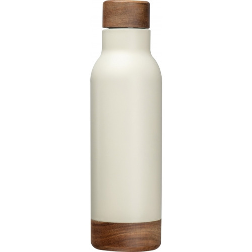 Butelka termiczna ze stalowa z recyklingu COTE D'AZUR MoLu 630 ml Biały 397806 (3)