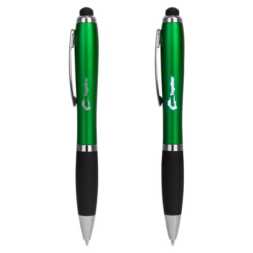 Długopis, touch pen zielony V1745-06 (2)