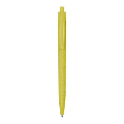 Długopis z włókien słomy pszenicznej żółty V1979-08 (4)
