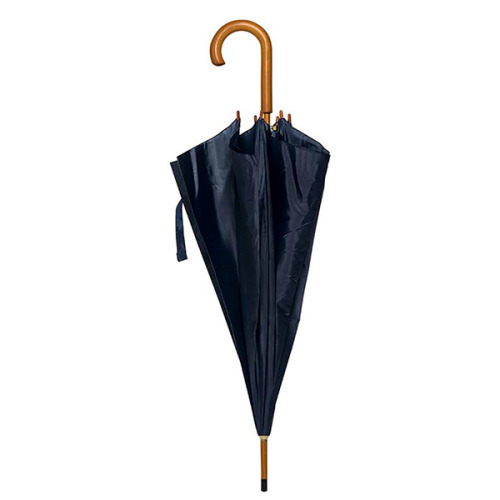 Parasol automatyczny z drewnianą rączką Granatowy IP35038465 (6)
