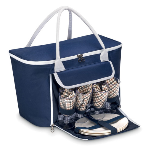 Torba piknikowa dla 4 osób Granatowy MO8951-04 