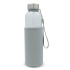 Szklana butelka na wodę z rękawem 500ML Transparentny / szary LT98822-N0461  thumbnail