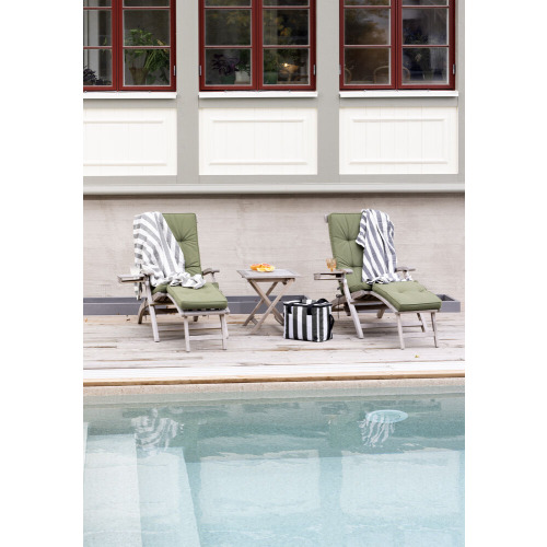 CITY TORBA TERMICZNA STRIPE rPET DUŻA, ZIELONO-BIAŁY Zielony 5018596- (2)