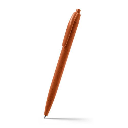 Długopis z włókien słomy pszenicznej pomarańczowy V1979-07 (1)