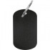 Brelok metalowy z aluminium z recyklingu LIESELOTTE Czarny 9493703 (2) thumbnail