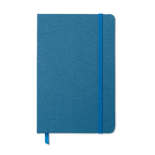 Notatnik w tekstylnej oprawie niebieski MO9046-37 (1)