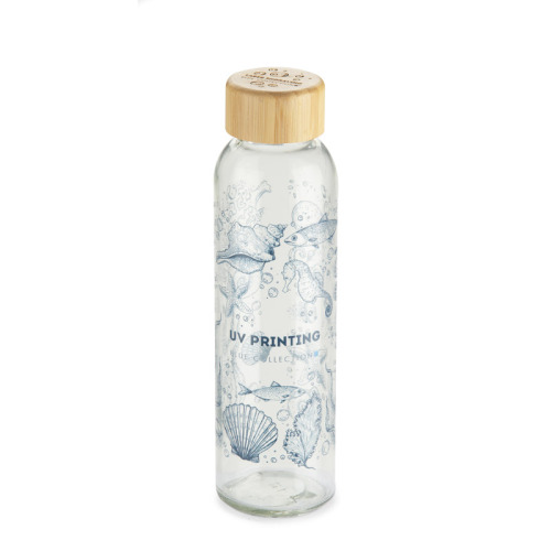 Butelka z recyklingowanego szkła VOSA 500 ml Przezroczysty 16258-19 (10)