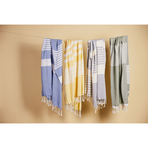 Ręcznik ELLA HAMAM 90x170CM, szary Szary 5018465- (1)