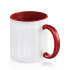 2-kolorowy kubek ceramiczny pod sublimację, 325 ml Czerwony IP37024852  thumbnail