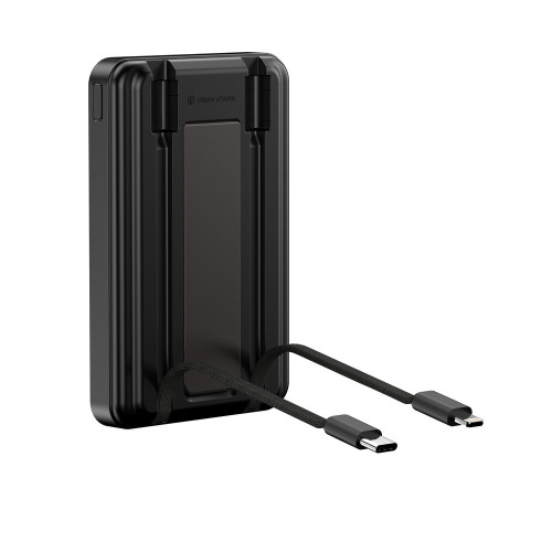 Power bank 10000 mAh, ładowarka bezprzewodowa Urban Vitamin Delano Czarny P322.7201 (15)