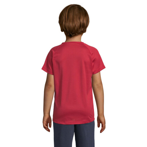 SPORTY Dziecięcy T-Shirt Czerwony S01166-RD-XL (1)