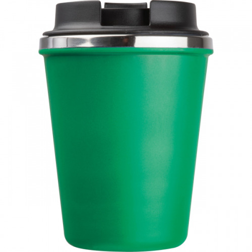 Kubek termiczny 350 ml z powłoką z recyklingu METODY Zielony 8496209 (6)